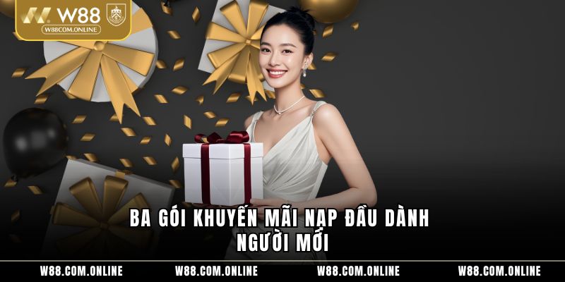 Ba gói khuyến mãi nạp đầu dành người mới