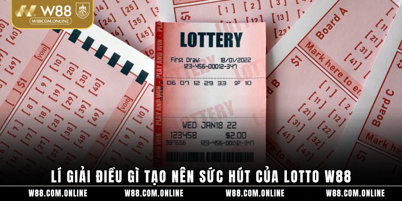 Lí giải điều gì tạo nên sức hút của Lotto W88
